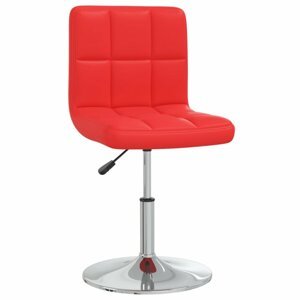Kancelářská židle umělá kůže / chrom Dekorhome Červená,Kancelářská židle umělá kůže / chrom Dekorhome Červená