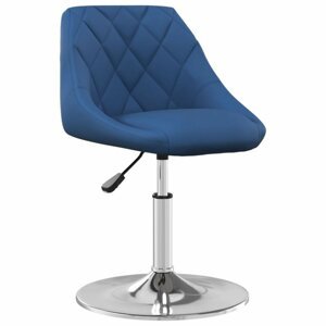 Barová židle samet / chrom Dekorhome Modrá,Barová židle samet / chrom Dekorhome Modrá