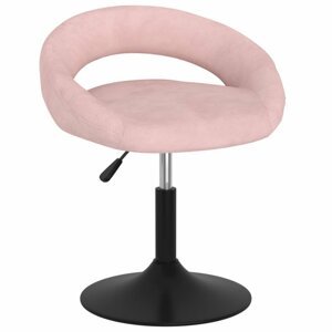 Barová židle samet / kov Dekorhome Růžová,Barová židle samet / kov Dekorhome Růžová