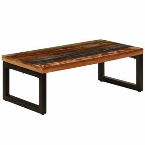 Konferenční stolek masivní dřevo / kov Dekorhome Recyklované dřevo,Konferenční stolek masivní dřevo / kov Dekorhome Recyklované dřevo