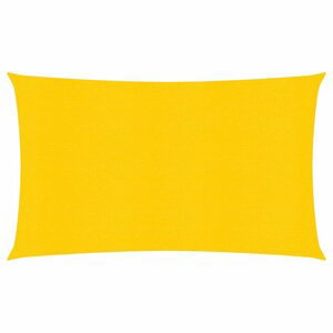 Stínící plachta obdélníková HDPE 3 x 4,5 m Dekorhome Žlutá,Stínící plachta obdélníková HDPE 3 x 4,5 m Dekorhome Žlutá