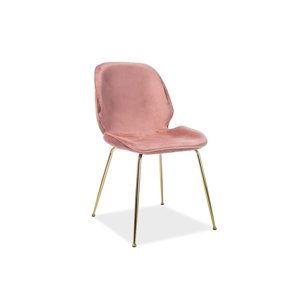 Jídelní židle ADRIEN Světle růžová,Jídelní židle ADRIEN Světle růžová