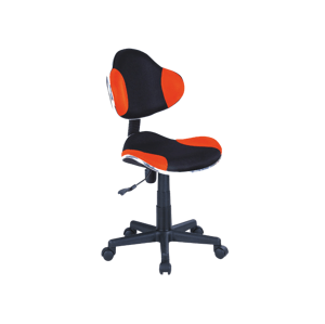 Studentská kancelářská židle Q-G2 Oranžová / černá,Studentská kancelářská židle Q-G2 Oranžová / černá