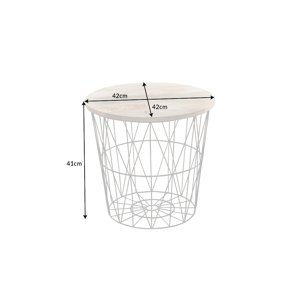 Odkládací stolek IFITOS Dekorhome 42 cm,Odkládací stolek IFITOS Dekorhome 42 cm