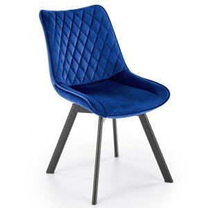 Otočná jídelní židle K520 Modrá,Otočná jídelní židle K520 Modrá