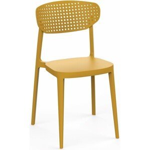 Jídelní židle AIRE Žlutá,Jídelní židle AIRE Žlutá