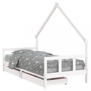 Dětská domečková postel se šuplíky Dekorhome 90 x 200 cm,Dětská domečková postel se šuplíky Dekorhome 90 x 200 cm