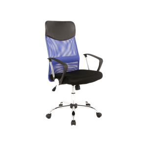Kancelářská židle Q-025 Modrá,Kancelářská židle Q-025 Modrá