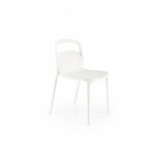 Stohovatelná jídelní židle K490 Bílá,Stohovatelná jídelní židle K490 Bílá