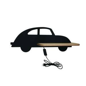Dětská nástěnná lampička CAR LED Černá,Dětská nástěnná lampička CAR LED Černá