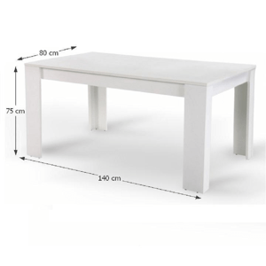 Jídelní stůl TOMY NEW 140x80x75 cm,Jídelní stůl TOMY NEW 140x80x75 cm