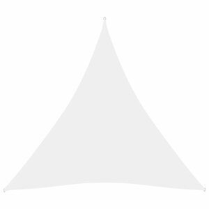 Plachta proti slunci oxfordská látka trojúhelník 3,6 x 3,6 x 3,6 m Dekorhome Bílá,Plachta proti slunci oxfordská látka trojúhelník 3,6 x 3,6 x 3,6 m D
