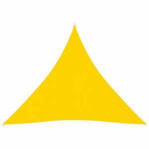 Plachta proti slunci oxfordská látka trojúhelník 3,6 x 3,6 x 3,6 m Dekorhome Žlutá,Plachta proti slunci oxfordská látka trojúhelník 3,6 x 3,6 x 3,6 m