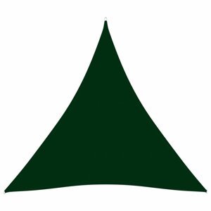 Plachta proti slunci oxfordská látka trojúhelník 3,6 x 3,6 x 3,6 m Dekorhome Tmavě zelená,Plachta proti slunci oxfordská látka trojúhelník 3,6 x 3,6 x