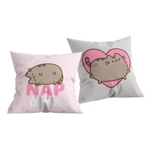 Halantex Dekorační polštářek 40x40 cm - Kočička Pusheen NAP Time růžová