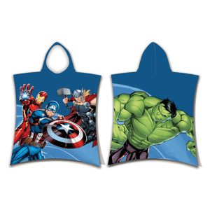 Jerry Fabrics Dětské pončo 50x115 cm - Avengers "Hero"