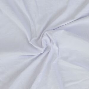 Kvalitex Luxusní bavlněné JERSEY prostěradlo s lycrou 180x200 cm - bílá