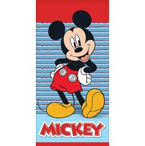 TipTrade Bavlněná froté osuška 70x140 cm - Mickey Mouse Vždy s úsměvem