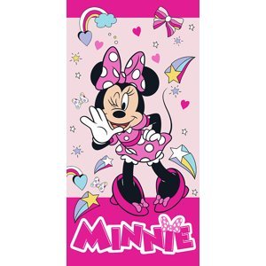 TipTrade Bavlněná froté osuška 70x140 cm - Minnie Sladká myška