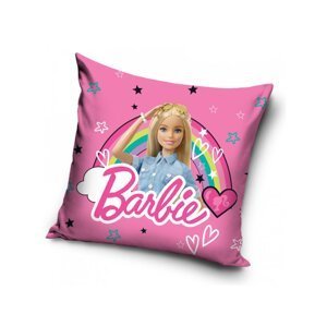 Carbotex Povlak na polštářek 40x40 cm - Barbie  Kouzelná duha