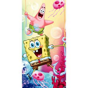 Jerry Fabrics Osuška bavlněná froté 70x140 - Sponge bob "012"