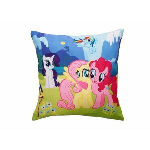 Detexpol Dětský licenční polštářek My Little Pony modrá 40x40