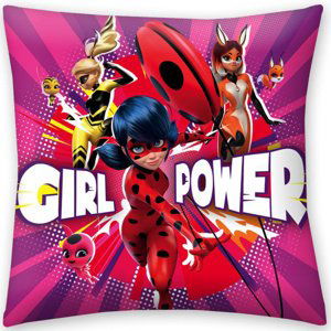 Halantex Dekorační polštářek 40x40 cm - Miraculous Cushion Girl Power