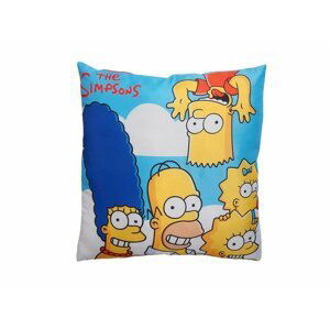 Jerry Fabrics Dekorační polštářek 40x40 cm - Simpsonovi v oblacích