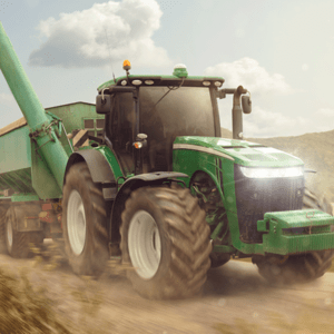 Jerry Fabrics Povlak na polštářek 40x40 - Traktor "Green"
