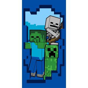 Jerry Fabrics Bavlněná froté osuška 70x140 cm - Minecraft Beware