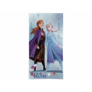 Carbotex Bavlněný froté ručníček 30x50 cm Ledové království Anna a Elsa