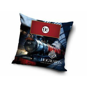 Carbotex Povlak na  polštářek 40x40 cm - Harry Potter Expres do Bradavic