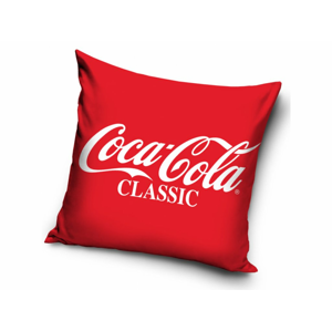 TipTrade Povlak na polštářek 40x40 cm - Coca Cola Classic