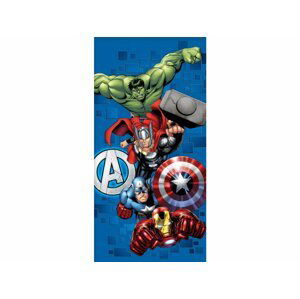 Carbotex Bavlněná froté osuška 70x140 cm - Avengers útočí