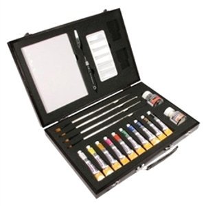 Daler - Rowney, sada akrylových barev v černém kufru