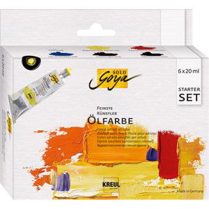 Olejové barvy Finest Artists'Solo Goya Starter Set 6x20 ml