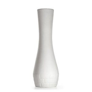 Váza z pálené hlíny - polotovar - 14x41 cm (Váza na malování)