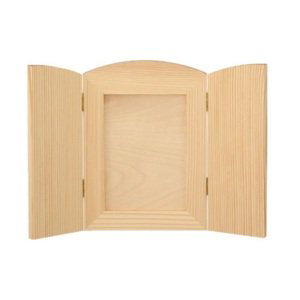 Dřevěný rámeček na fotografii - otevírací (dřevěné polotovary na)