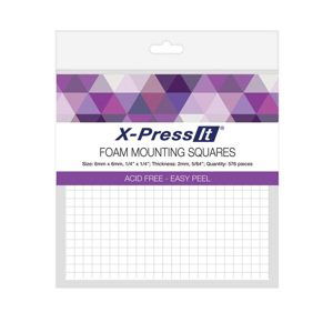 Pěnové čtverečky X-Press It oboustranně lepicí (oboustranné lepící)