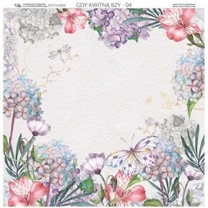 Oboustranný papír na scrapbooking 30.5 x 30.5 cm - When Lilacs Bloom 04 ()