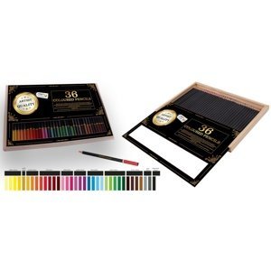 Barevné tužky Craft Sensations - 36 ks (barvičky v dřevěné krabičce)