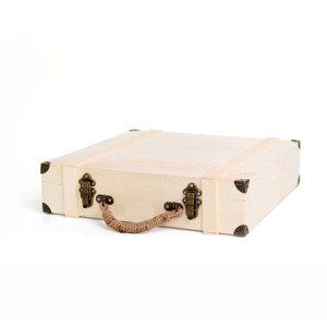 Kufřík na umělecké potřeby 45 x 45 x 11 cm (kufr z březové překližky)