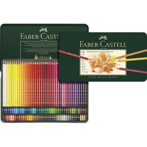 Pastelky Polychromos set 120 ks - plech