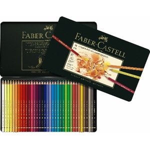 Pastelky Polychromos set 36 ks - plech (Faber Castel - Pastelky)