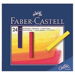 Suchý pastel Gofa set 24 barevný mini (Faber Castel - Suchý pastel)