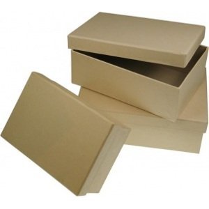 Obdélníkový box z kartonu / různé rozměry