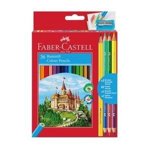 Pastelky Faber-Castell šestihranné / set 36 barev (tužky na kreslení)
