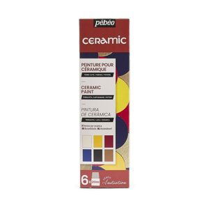 Barvy na keramiku  Pebeo Ceramic 6 x 20 ml  ( hobby barvy )