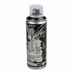 Akrylová křídová barva ve spreji  Pebeo 200 ml černá  ( akrylová barva)