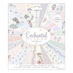 Dekorační papíry Enchanted Meadow / 50 listů (Papír na scrapbooking)